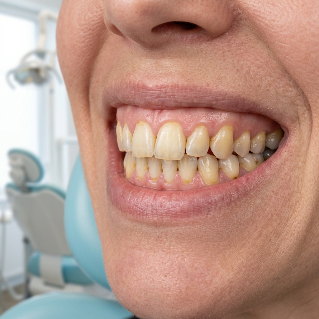 Smile makeover before treatment